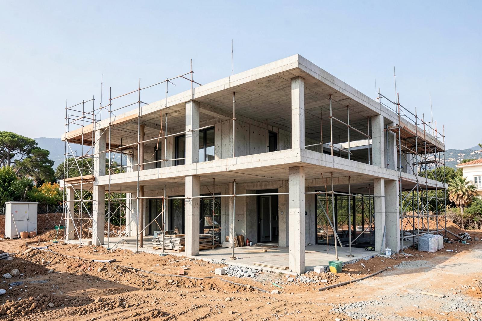 Estrutura em construção